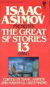 Cover of Isaac Asimov Presents the Great SF Stories 13, 1951